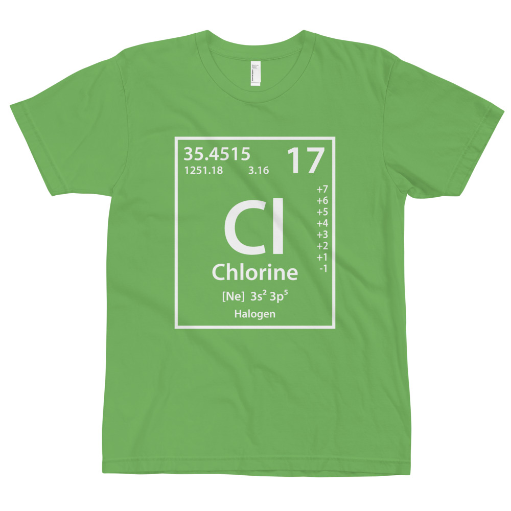 Romantik sektor Skylight Chlorine T-Shirt - PeriodicTees